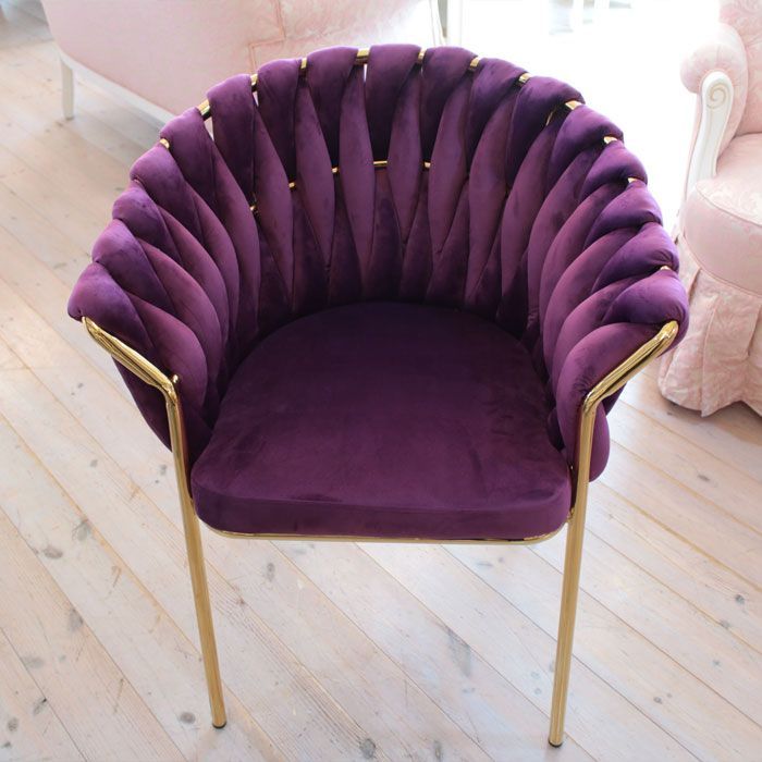 ダイニングチェア シェル アームチェア arm chair 紫 ムラサキ purple