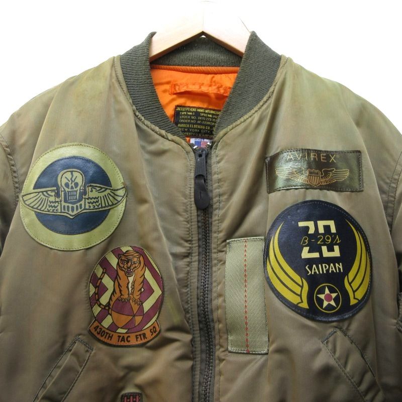 アヴィレックス AVIREX 90s ヴィンテージ MA-1 フライトジャケット