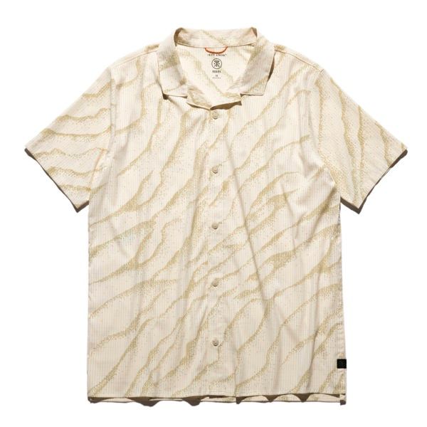 Run Amok ラン アモック 半袖開襟シャツ BLESS UP TRAIL RW600-IOY メンズ IVORY メンズ ロアークリバイバル ROARK Revival ブレスアップ トレイル ランニング トレイルランニング トレラン マラソン