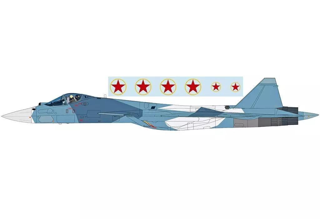 ミニカー 1 72 Su-57 ステルス戦闘機 ”バンディット” w デカール付属 HA6807