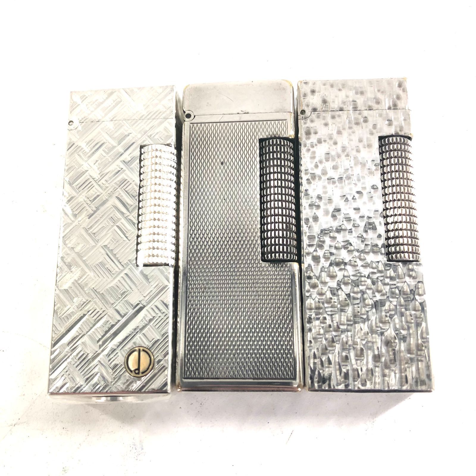 dunhill ダンヒル ライター ローラー式ガスライター シルバー 火花 済み 箱 説明書 OE-639