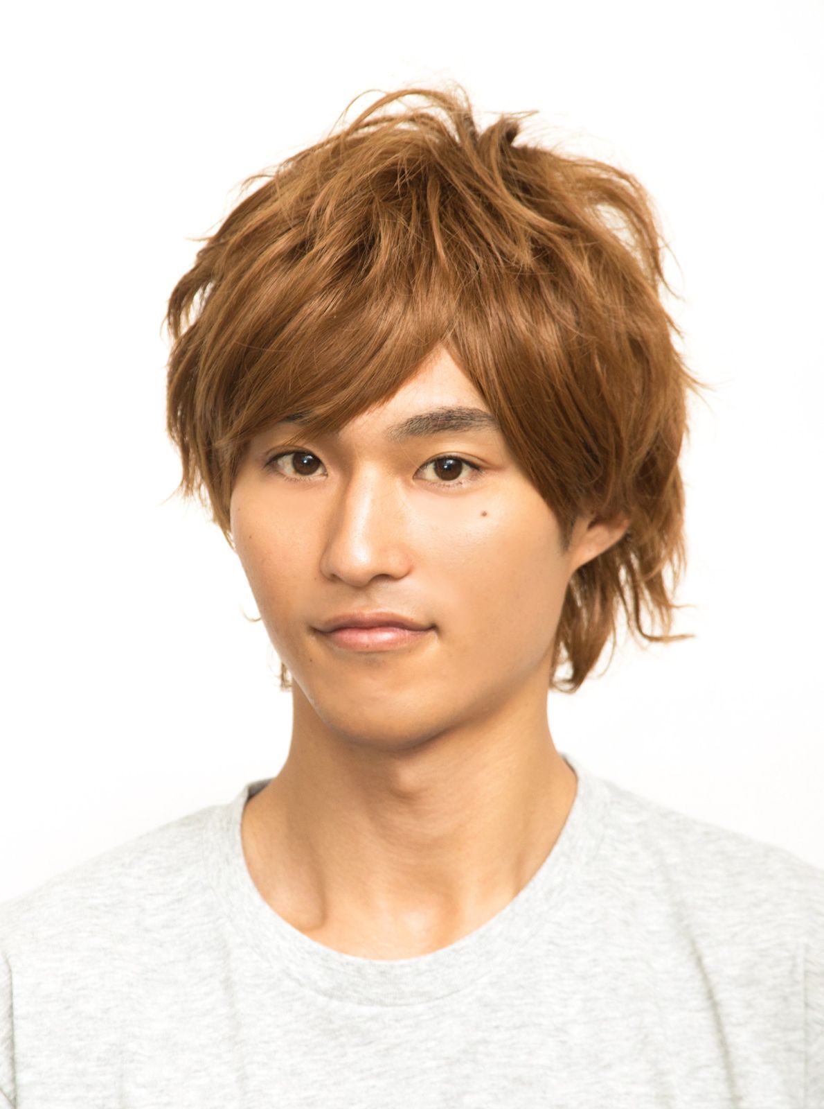 【フォロー割】City WIGGY RICH Party ウィッグ エアリーショート メンズ ライトブラウン