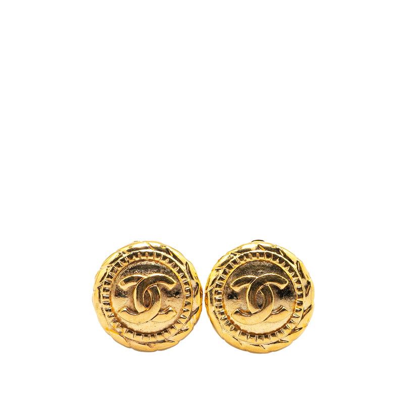 シャネル ココマーク ラウンド ゴールド メッキ レディース CHANEL 222-13314
