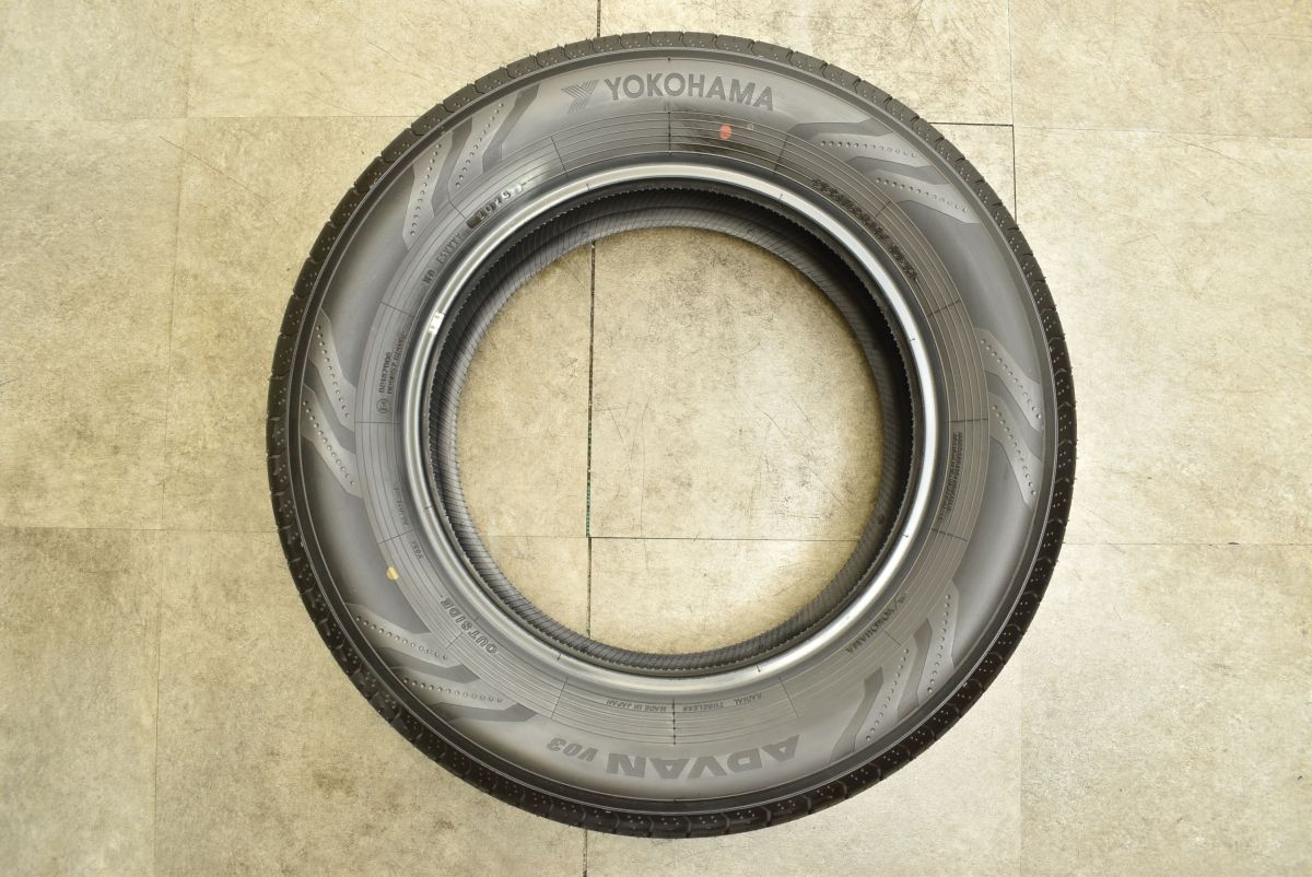 新車外し　ヨコハマアドバンＶ03 225-65-17 2025年製 新車外し品】ヨコハマ アドバン V03 225/65R17 4本