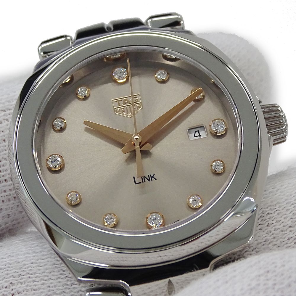レ*ー様 【ジャンク品】TAG HEUER タグホイヤー レディース クォーツ 楽天市場】☆良品【TAG HEUER】タグホイヤー リンク WJ1310-0