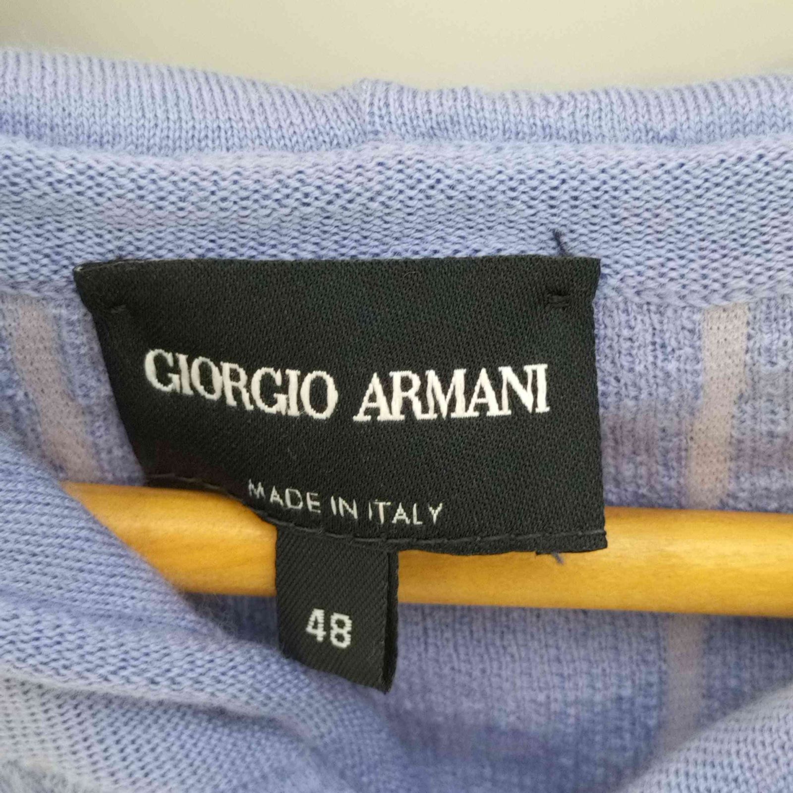ジョルジオアルマーニ Giorgio Armani イタリア製 黒タグ ニット ...