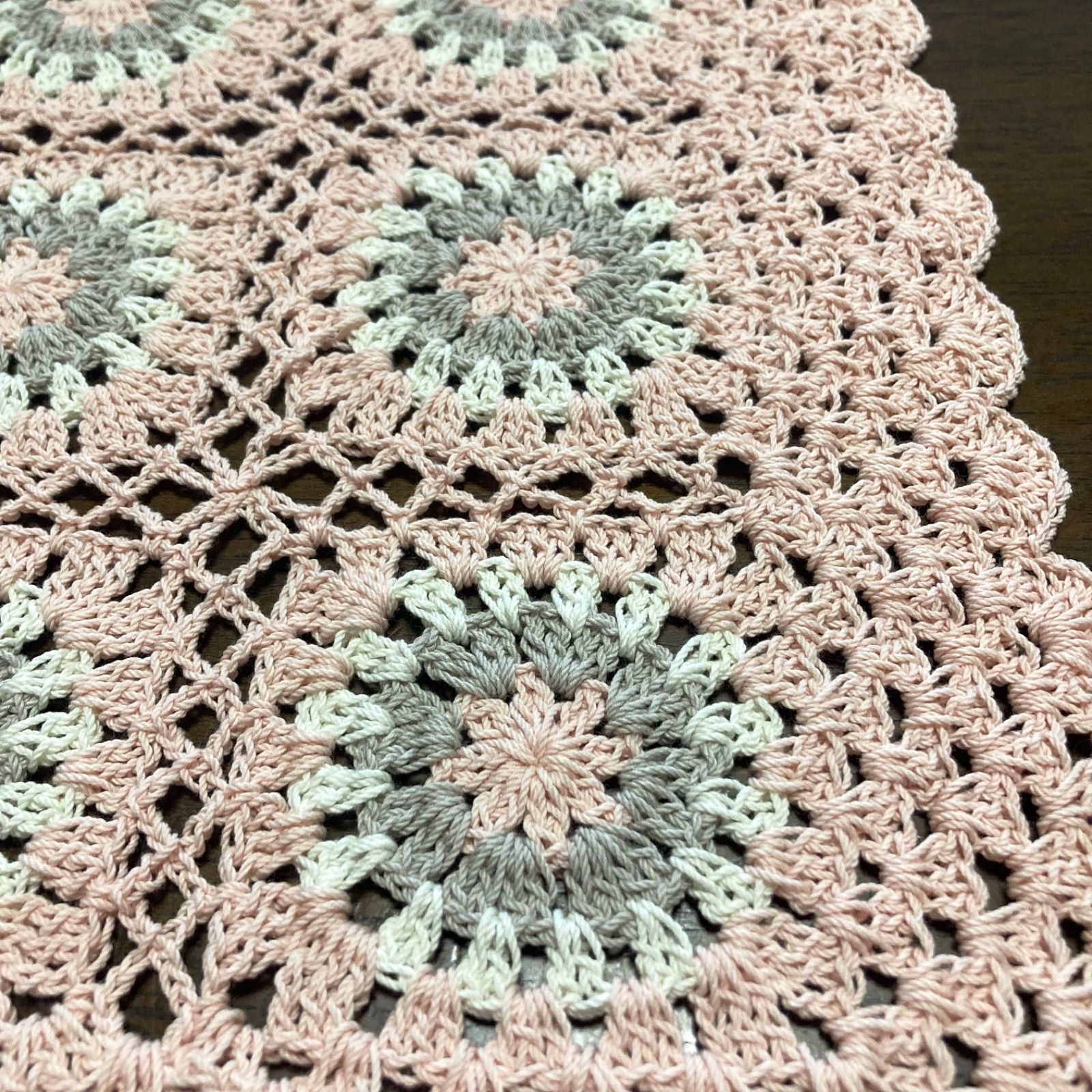 ご確認用。ぷっくり。お花のモチーフ編み マルチカバー ブランケット ぷっくりお花 マルチカバー ミニブランケット 膝掛け モチーフ