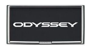HONDA ホンダ ODYSSEY オデッセイ ホンダ純正 ライセンスフレーム（フロント/リア用）＋ナンバープレートロックボルトセット 2009.9～2011.9 | ナンバーフレーム ナンバープレートリム 車 ナンバー