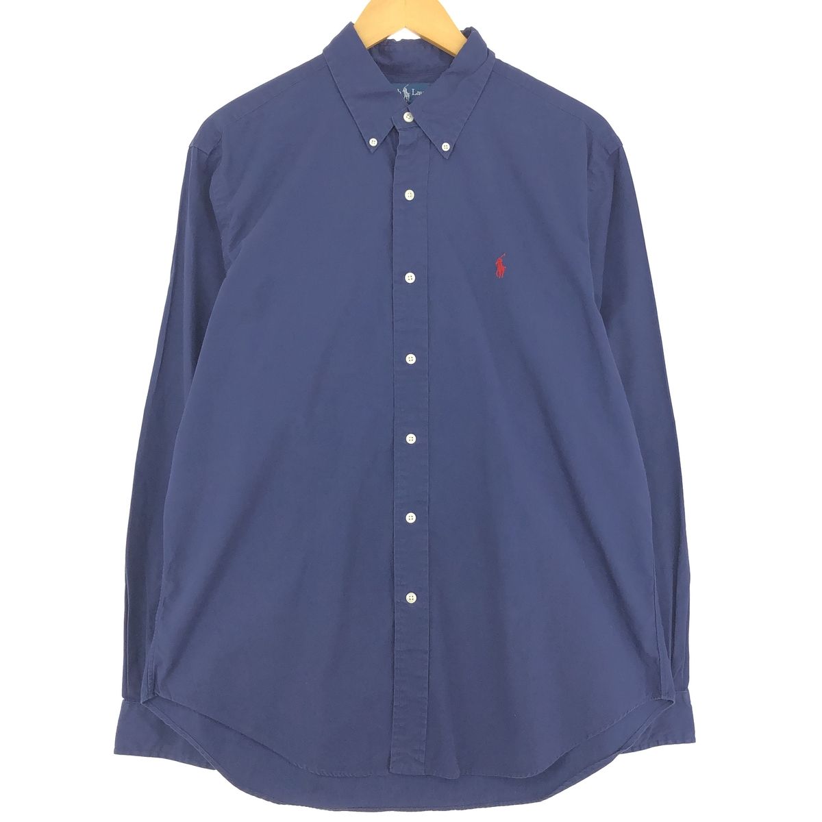 古着 ラルフローレン Ralph Lauren CLASSIC FIT 長袖 ボタンダウンシャツ メンズL/eaa433625