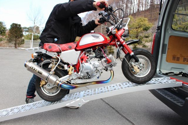 汎用モーターサイクル用アルミ製ロングスロープ折り畳み式 大型
