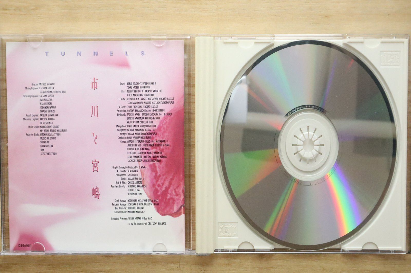市川と宮嶋 国内盤CD☆とんねるず⁄Tunnels□ D29A1011⁄4988013077232