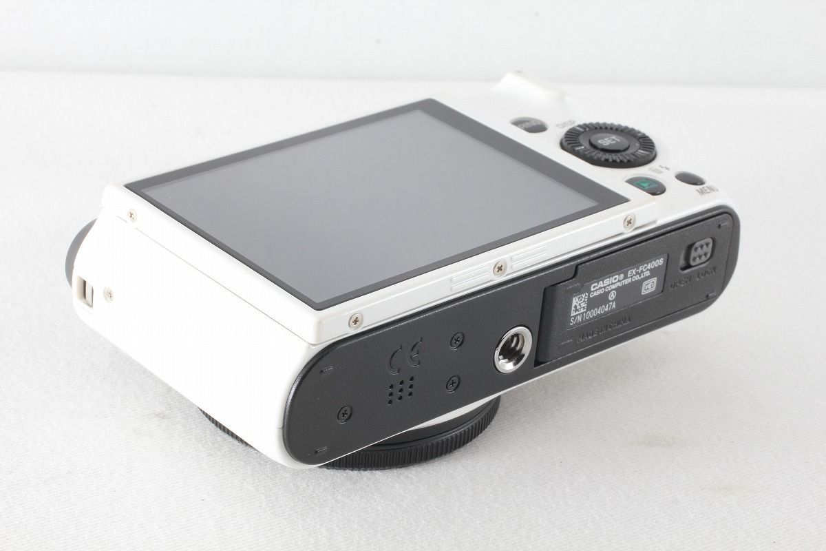 CASIO EXILIM EX-ZR400ホワイト コンパクトデジタルカメラ