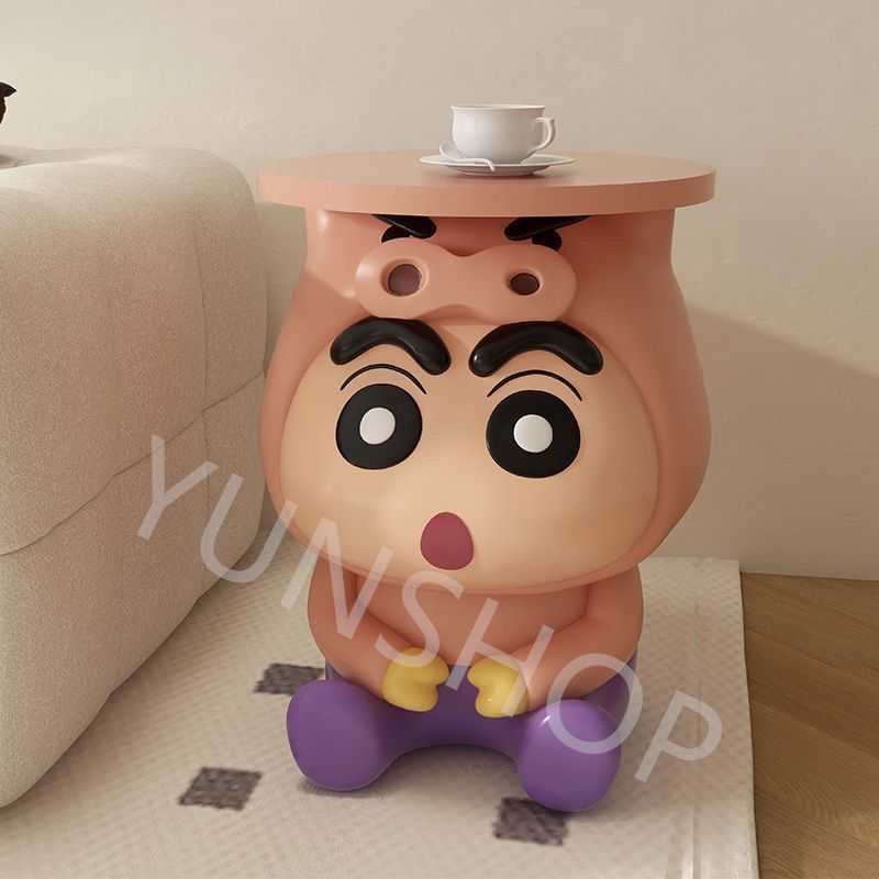 【即日発送】　クレヨンしんちゃん サイドテーブル ナイトテーブル 家具 即日発送】 クレヨンしんちゃん サイドテーブル ナイトテーブル 家具