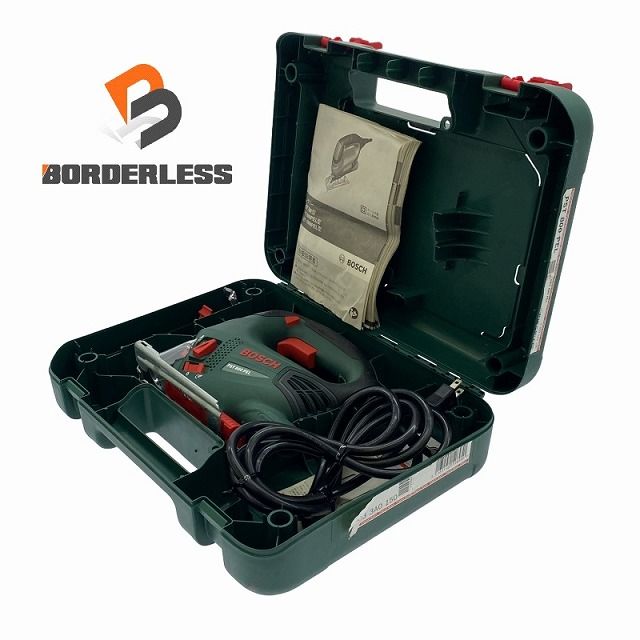 比較的 BOSCH ボッシュ 100V ジグソー PST800PEL ケース付 木工加工 DIY 電動工具 電動ノコギリ 105930
