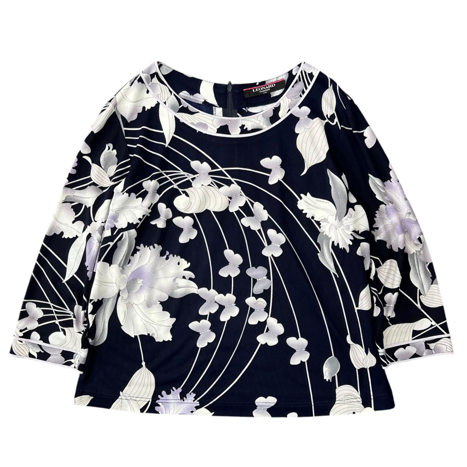 新品LEONARD 花柄プリント ブラウス