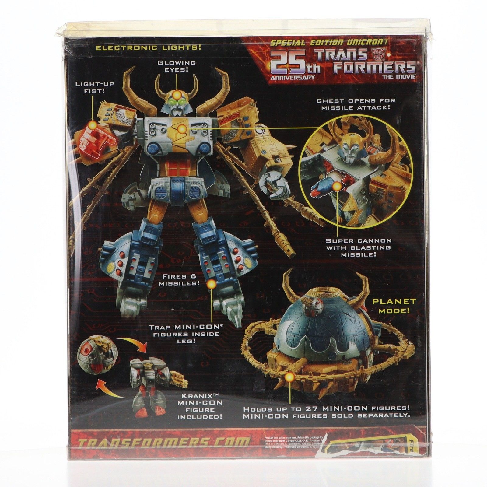 UNIQLO - US Amazon.com限定 UNICRON With KRANIX(ユニクロンwithクラニックス) 25th Anniversary トランスフォーマー ザ・ムービー 完成トイ ハズブロ US Amazon.com限定 UNICRON With KRANIX(ユニクロンwithクラ