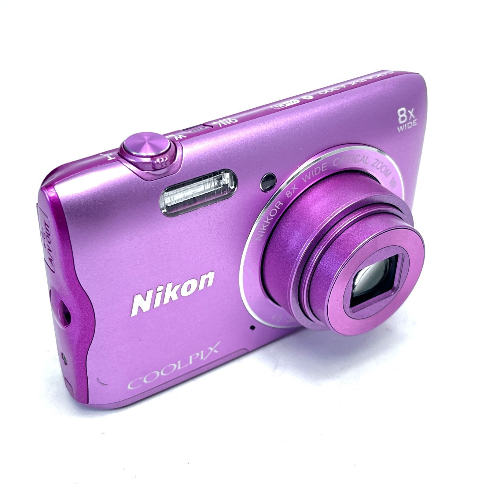 Nikon COOLPIX A300 ピンク コンデジ Wi-Fi対応 COOLPIX ニコン コンデジ Nikon A300 ピンク 中古 Wi-Fi搭載 SD