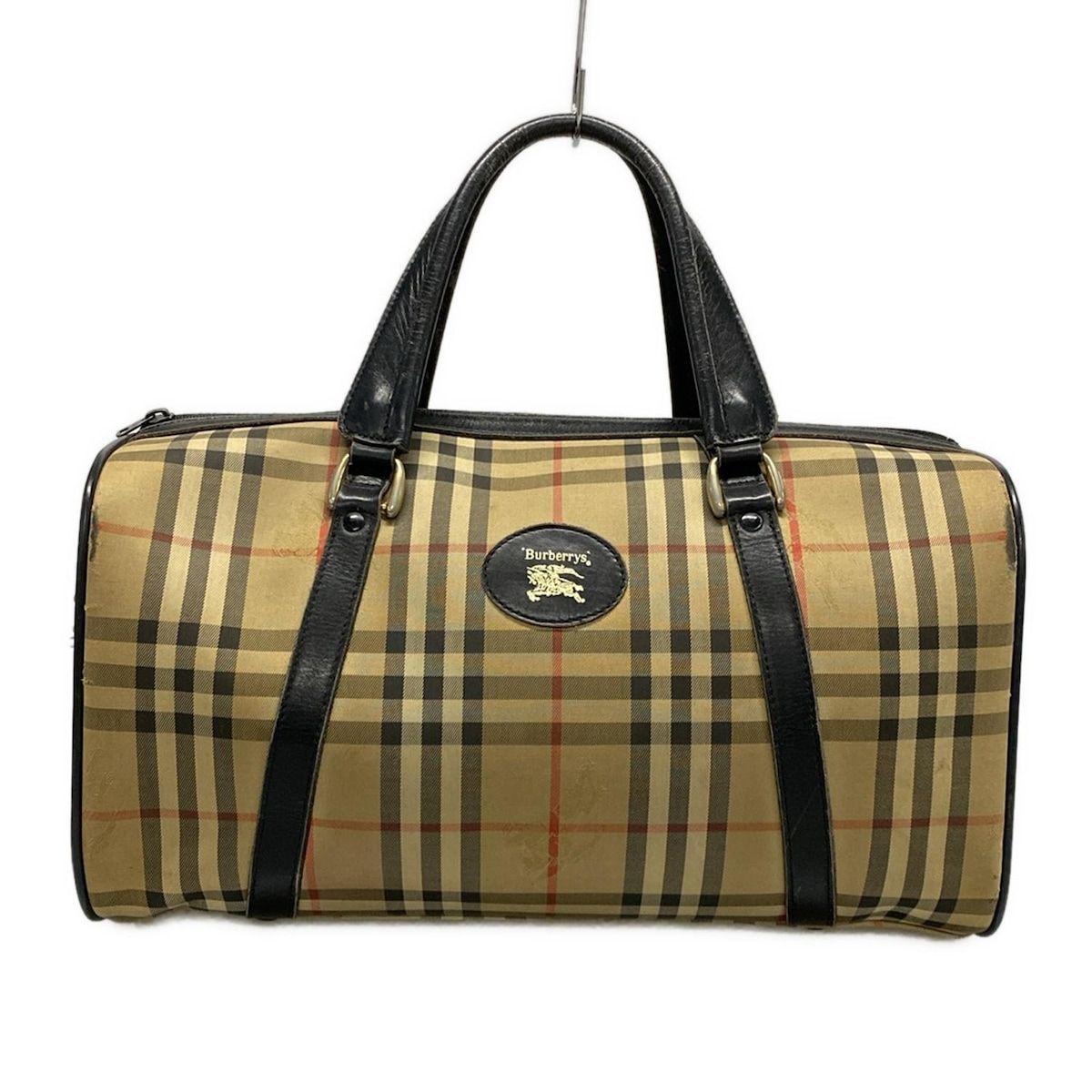 BURBERRY チェック柄 ボストンバッグ BURBERRY CHECK PATTERNED MINI BOSTON BAG/バーバリーチェック