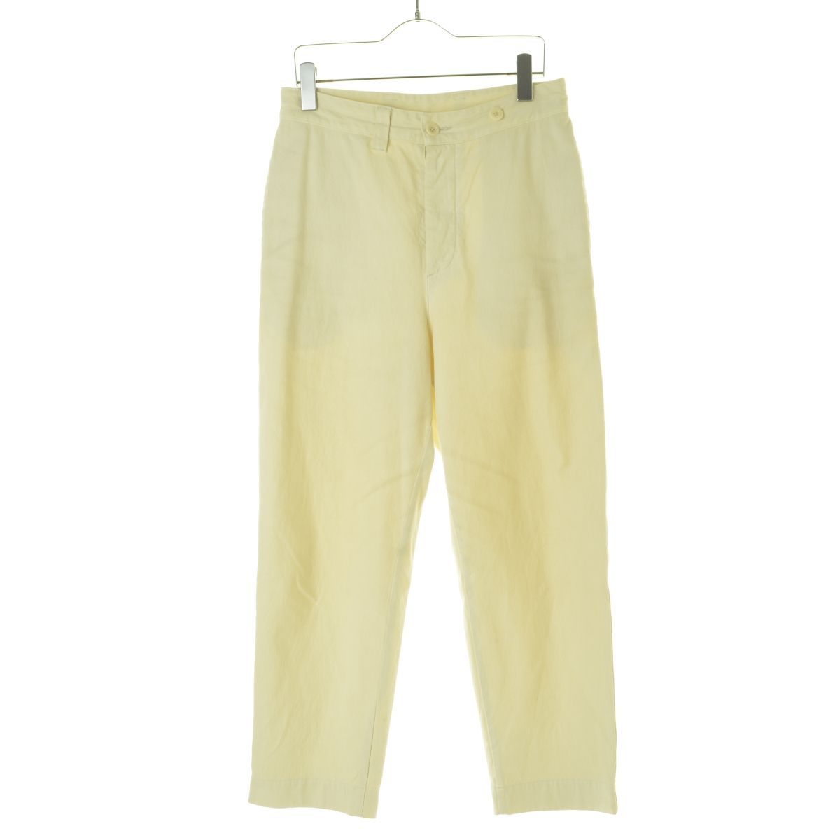 MARGARETHOWELLMHL】22AW 595-2243501 UNEVEN COTTON CANVASパンツ 