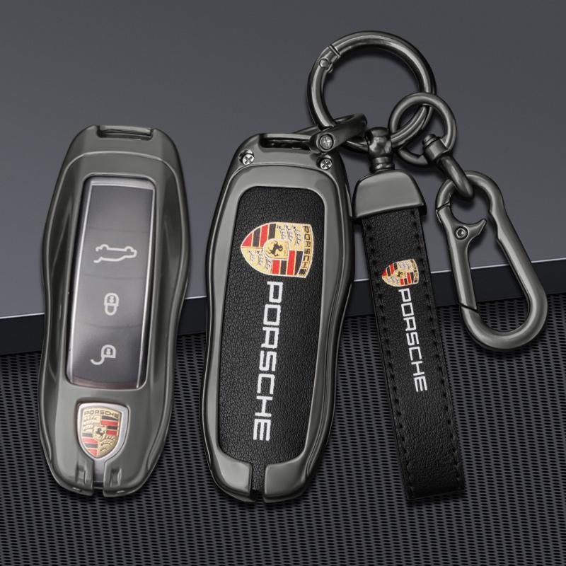 ポルシェ PORSCHE 専用 スマート キーケース キーカバー ブラック 人気