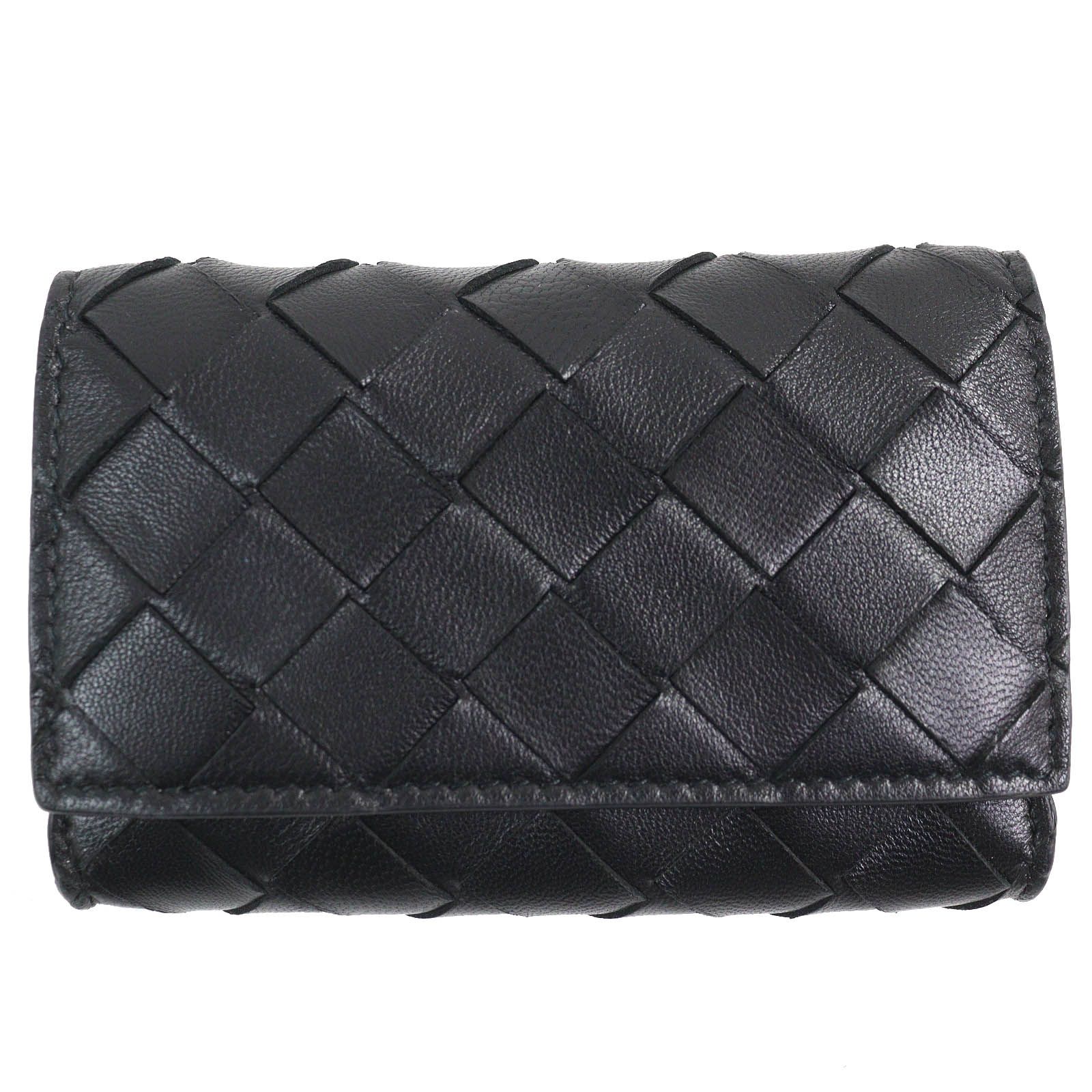 美品△BOTTEGAVENETA ボッテガヴェネタ イントレチャート コンパクト 