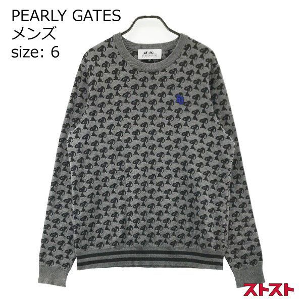 PEARLY GATES パーリーゲイツ ×PEANUTS ウール混 ニットセーター