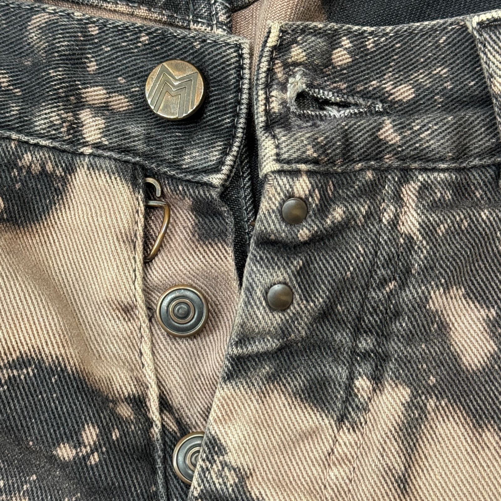 国内正規 Maison Martin Margiela MM➉ ブリーチデニムパンツ ジーンズ