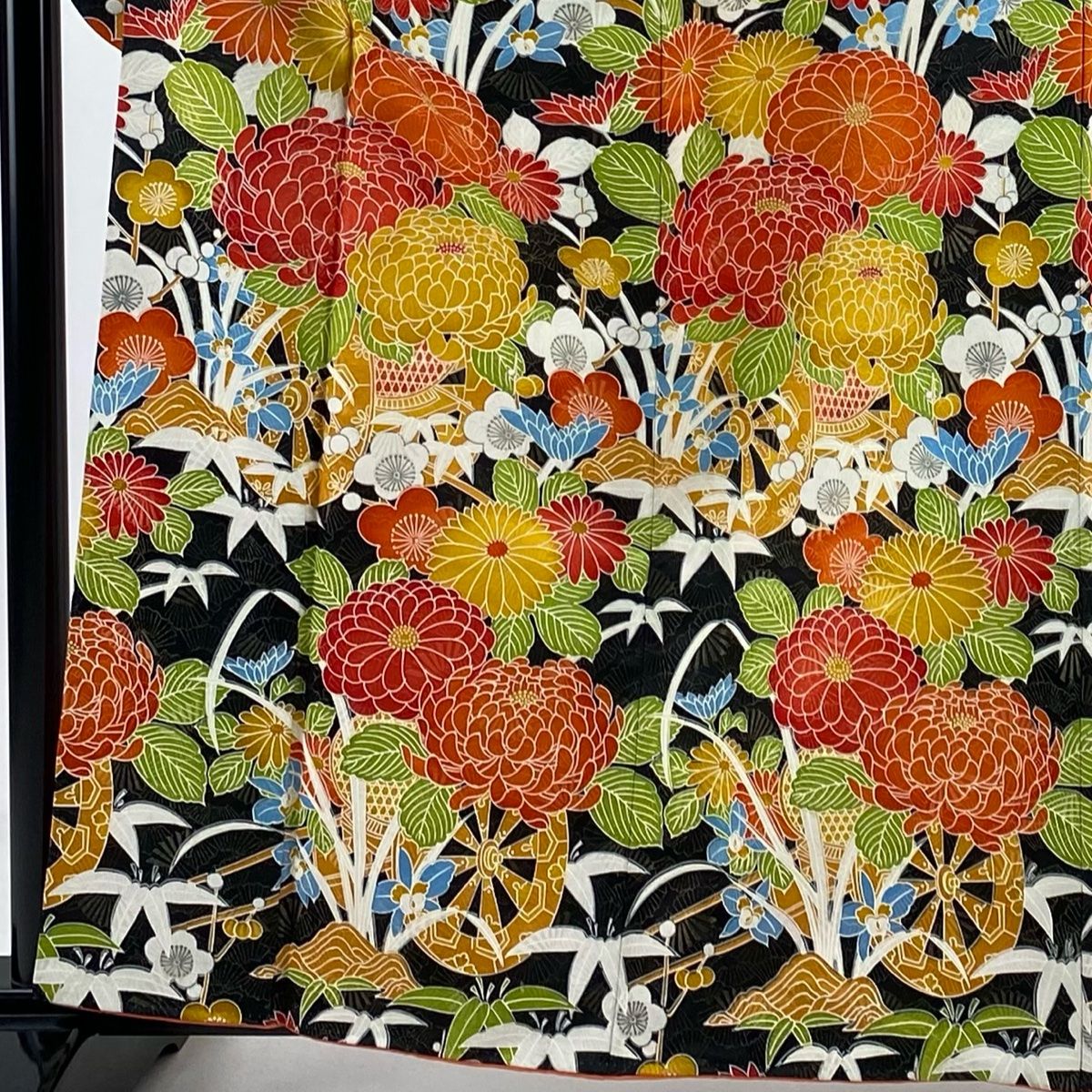 振袖 秀品 160cm 64cm 正絹 【中古】 紬 身丈160cm 裄丈64cm 正絹 秀品 【中古】の通販 by バイセル ラクマ