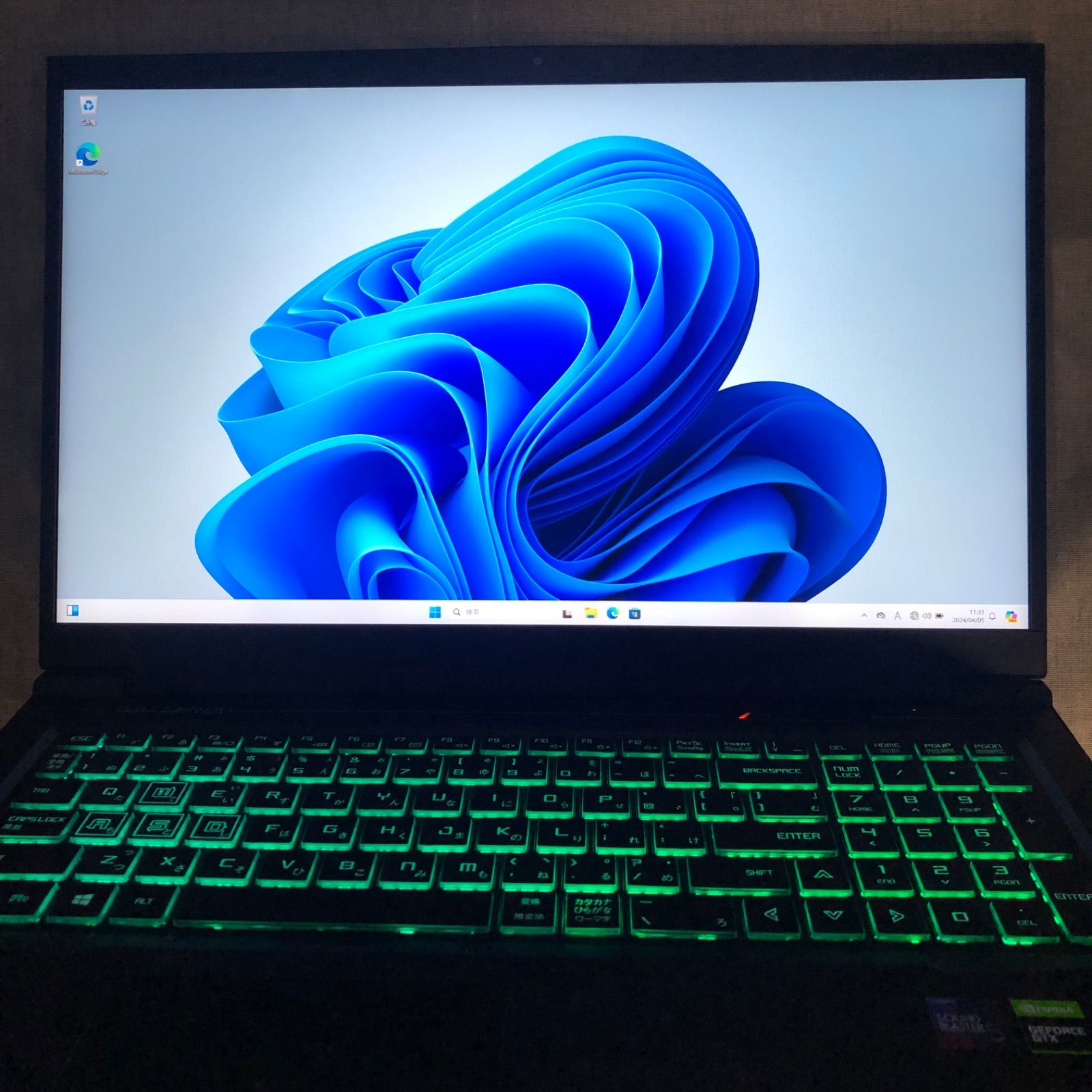 バッテリー良好】ゲーミングノートPC GALLERIA ガレリア GCR1650NF【i5 
