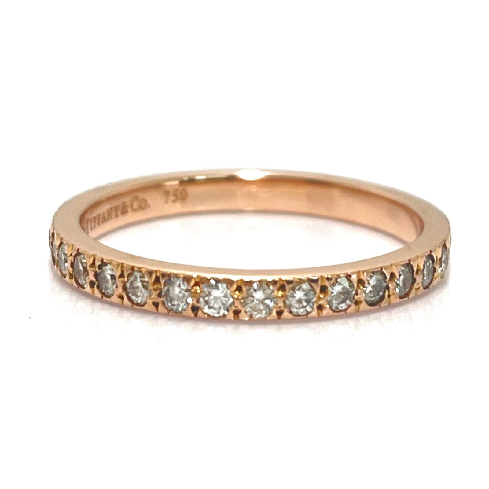 珍しい TIFFANY&Co./ティファニー ノヴォ ダイヤリング ハーフサークル アクセサリー