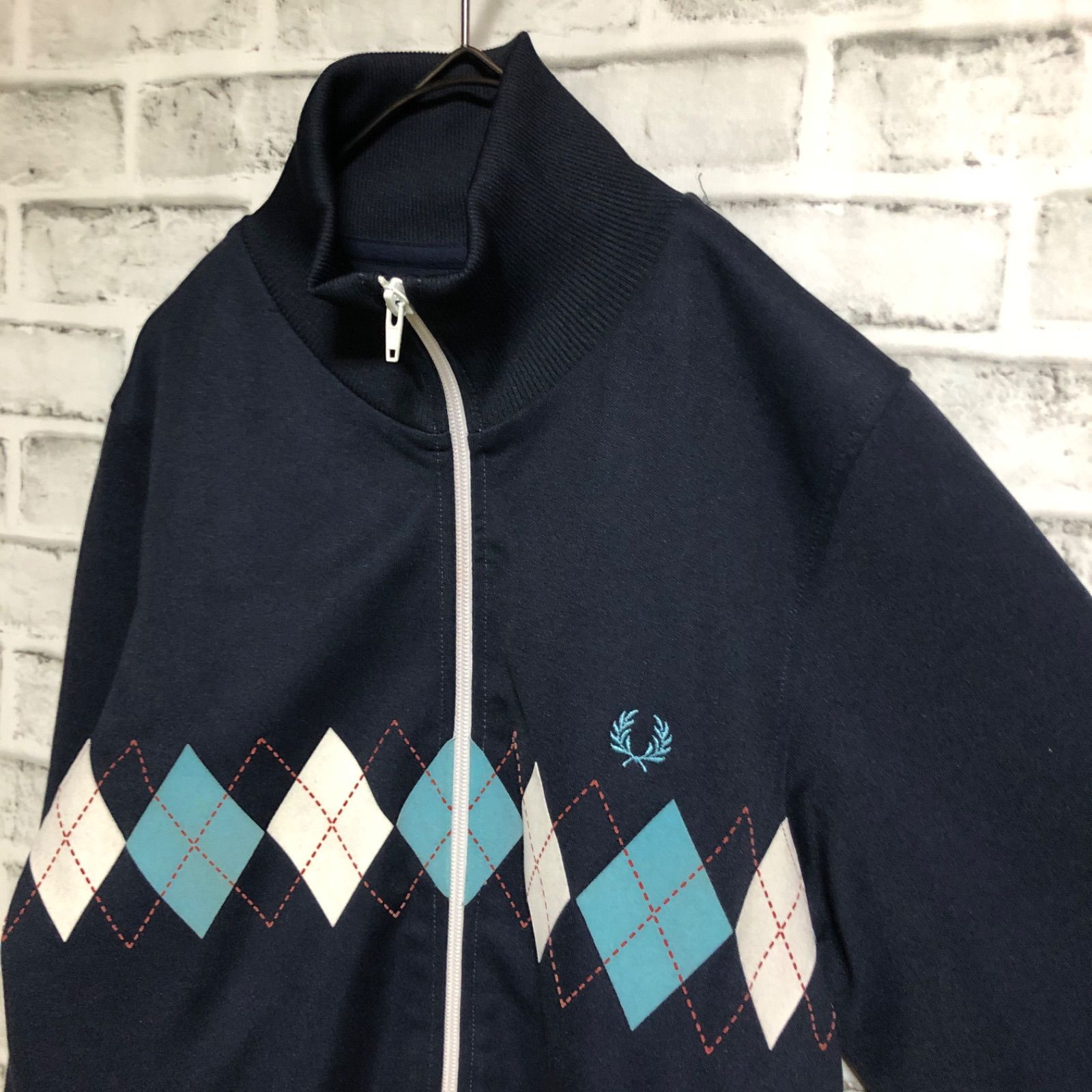 Fred Perry⭐️ トラックジャケット/ジャージ アーガイル 刺繍