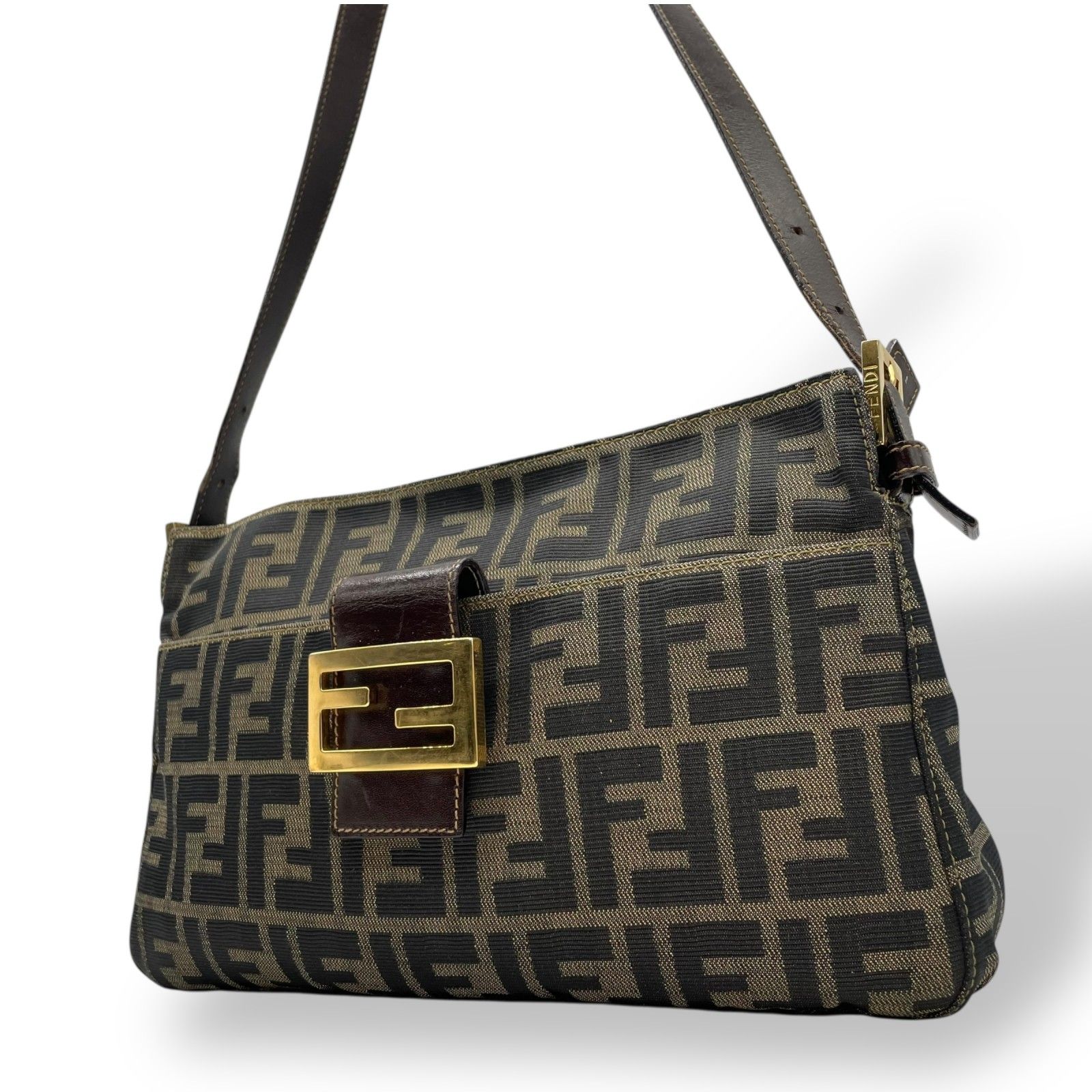 美品 FENDI フェンディ ズッカ ショルダーバッグ ワンショルダー