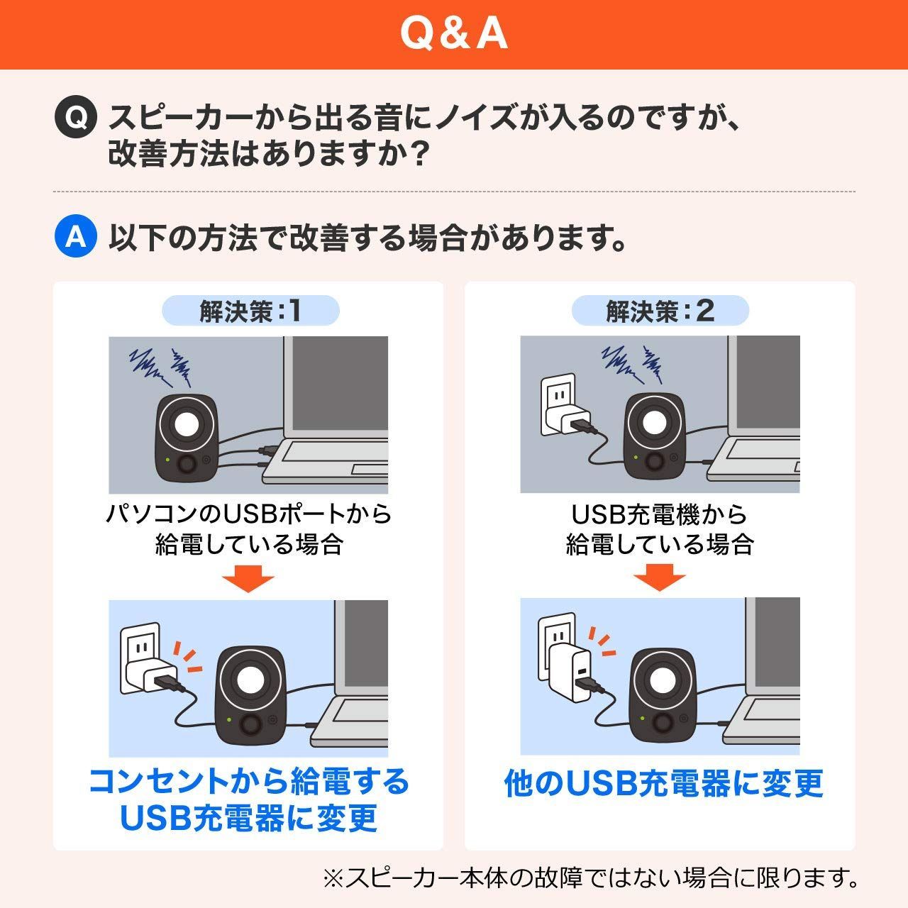 サンワダイレクト PC スピーカー USB 3.5mmステレオミニジャック接続