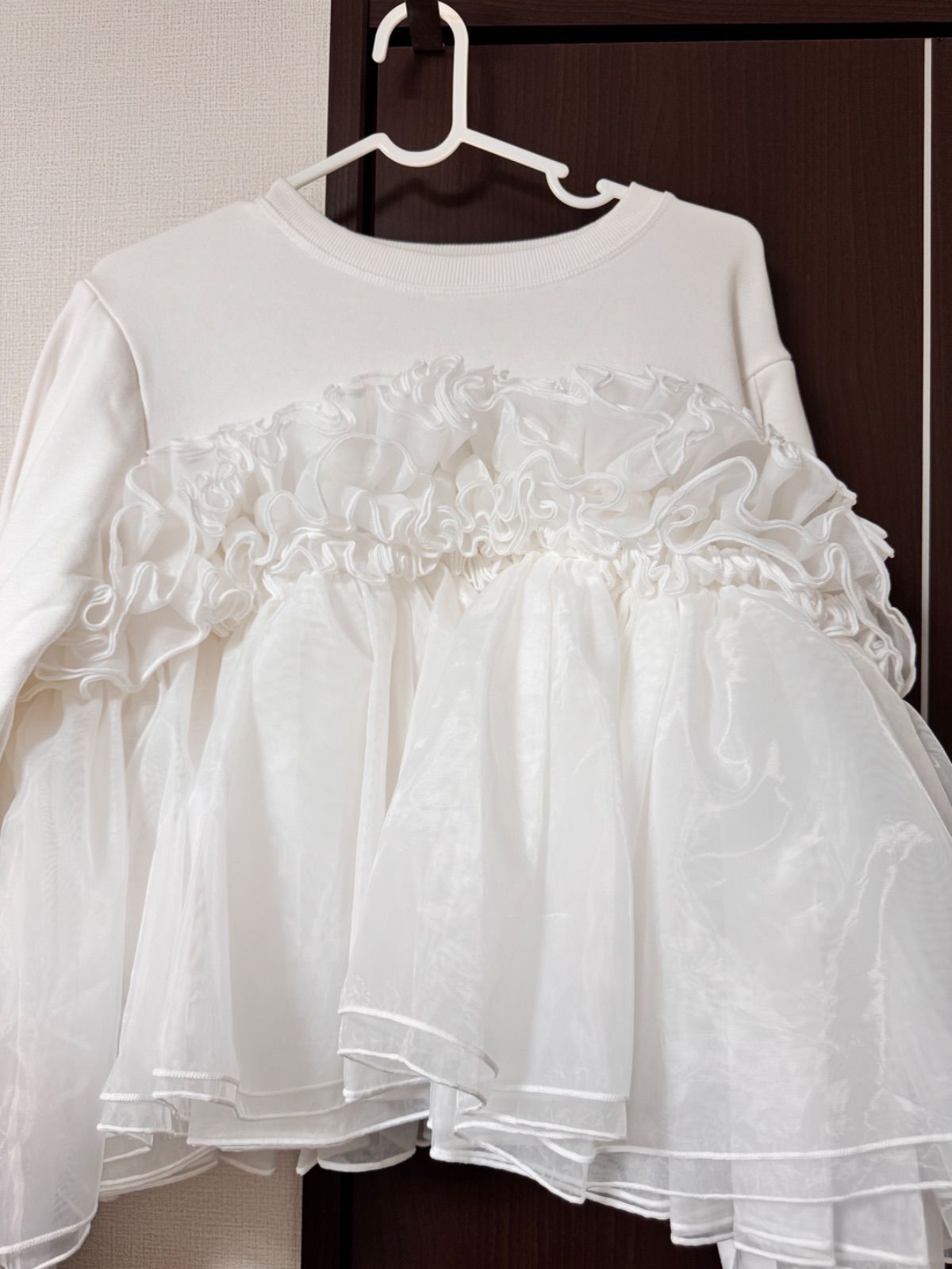 Biby. ANGELICA SWEATSHIRTチュール スウェット セーター