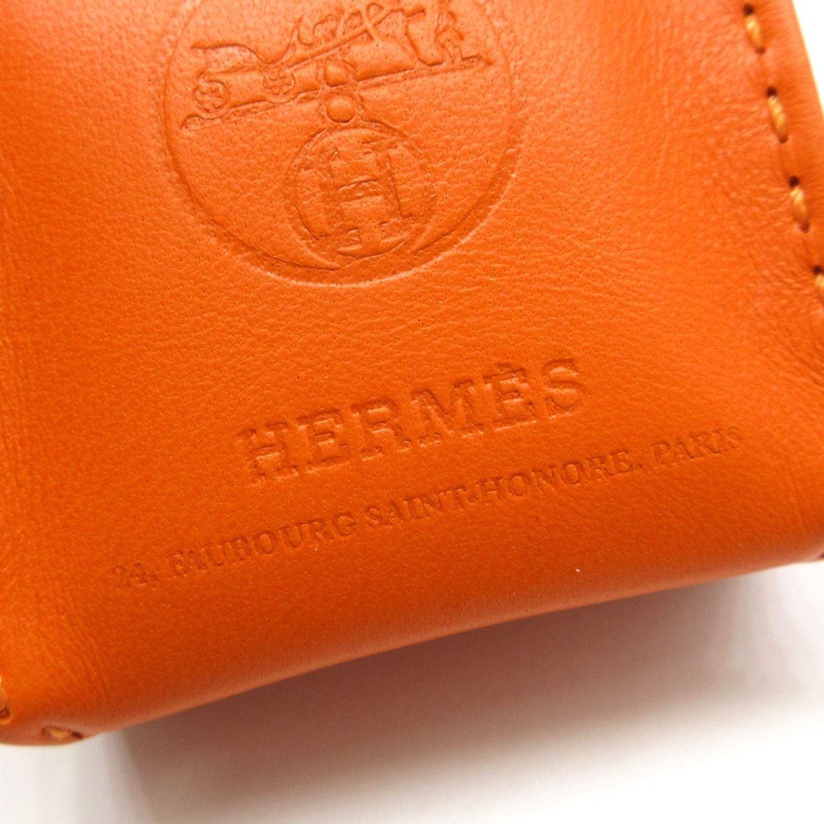 HERMES(エルメス) キーホルダー(チャーム)美品 サックオランジュ フー 