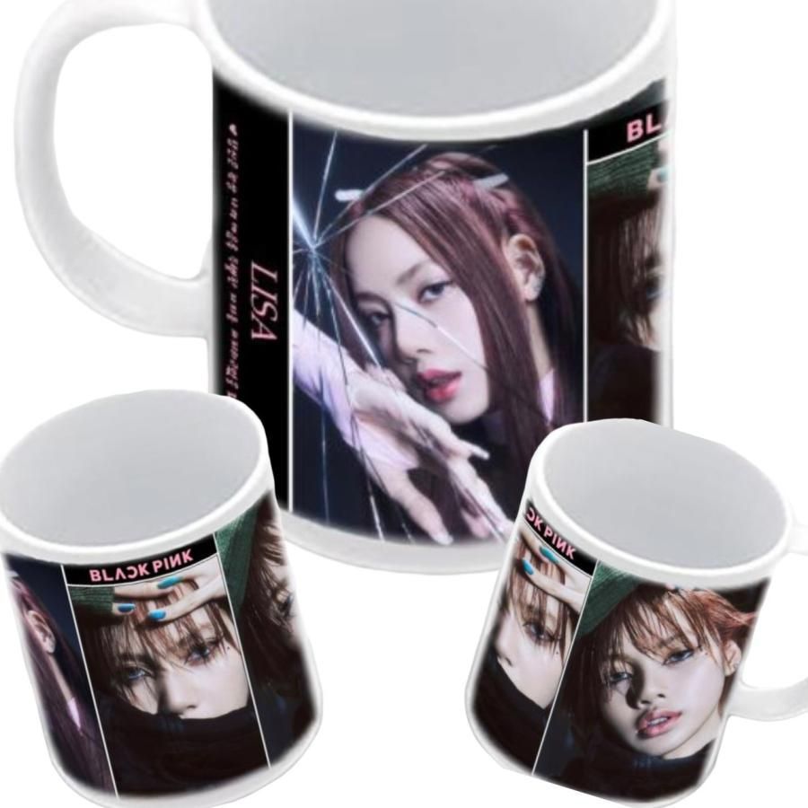 LISA リサ BLACKPINK ブラックピンク 陶器製 マグカップ 韓流 グッズ