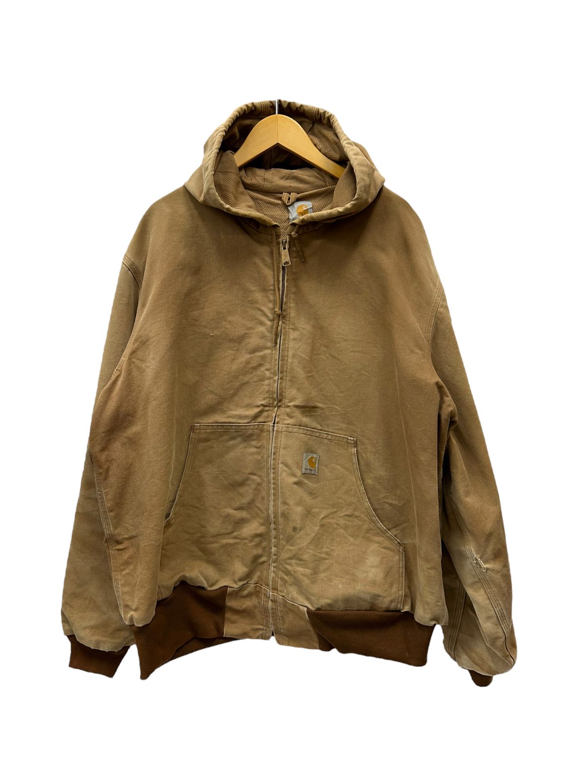 Carhartt (カーハート) J131 アクティブジャケット ダックパーカー 茶 ...