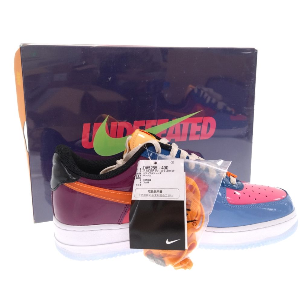 NIKE (ナイキ) ×UNDEFEATED AIR FORCE 1 LOW SP Total Orange DV5255