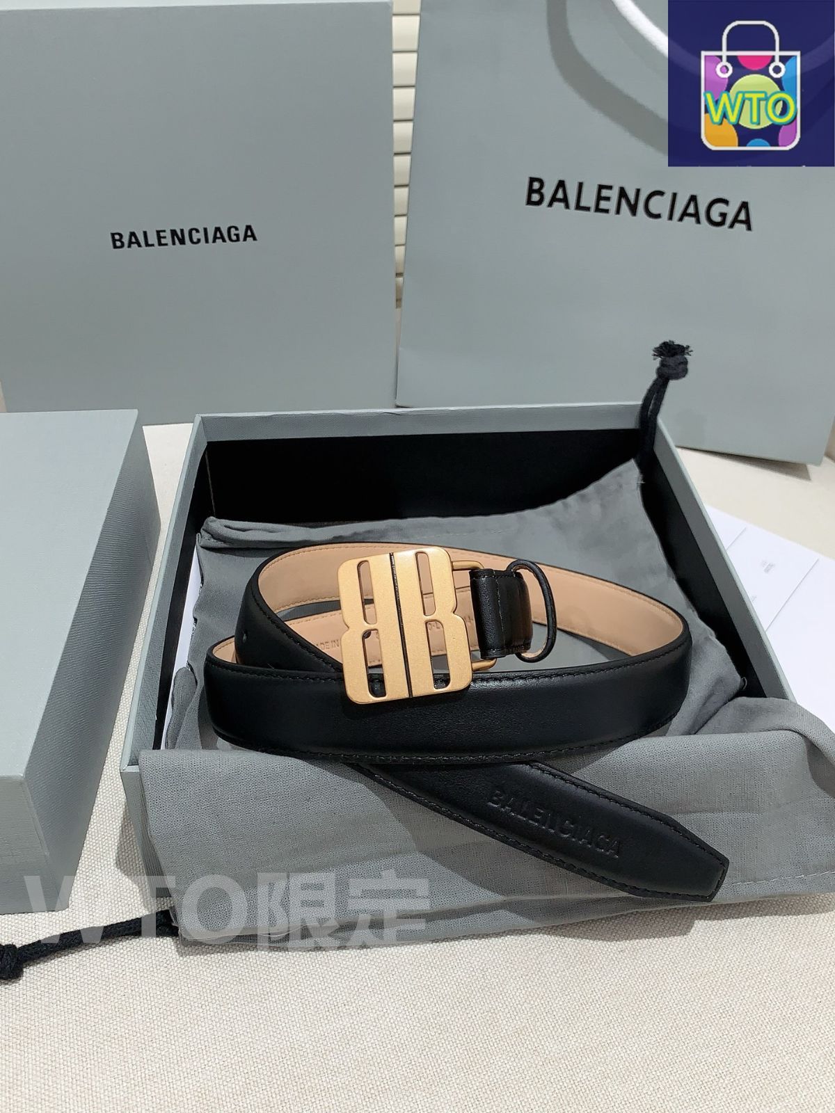 BALENCIAGA ベルト　即購入ok バレンシアガ BALENCIAGA BALENCIAGA スライダーベルト D RING