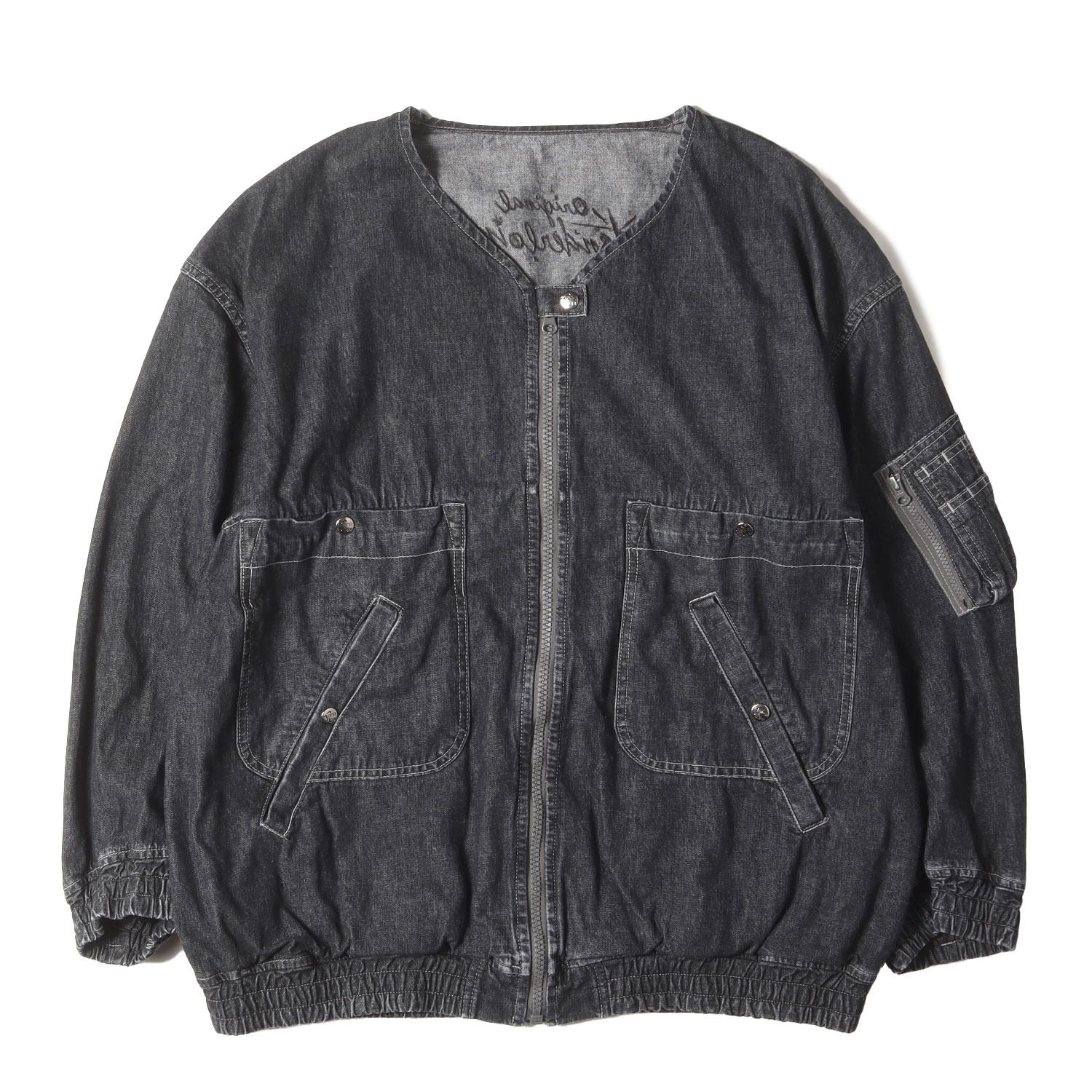 最終値下げ！テンダーロインDENIM MA 1 BLACK M 最終値下げ！テンダーロインDENIM MA 1 BLACK M TENDERLOIN - 希少品