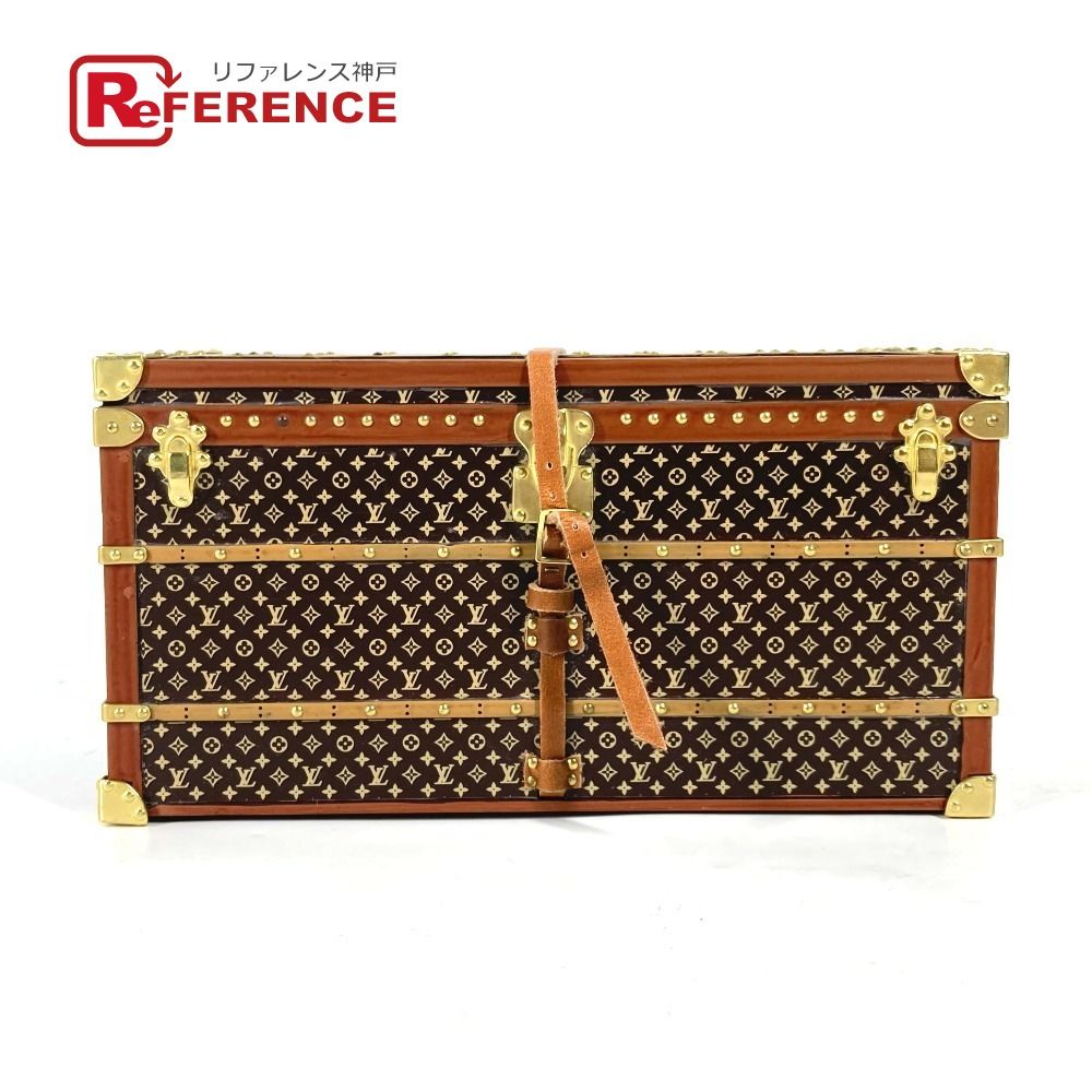 LOUIS VUITTON ルイヴィトン オブジェ ミス フランス トランク  M99408  レザー ブラウン