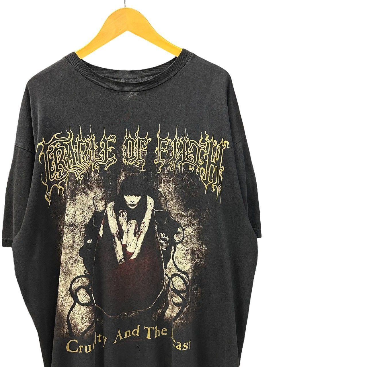 クロムハーツロングTシャツホースシュー&フローラルクロスホワイト