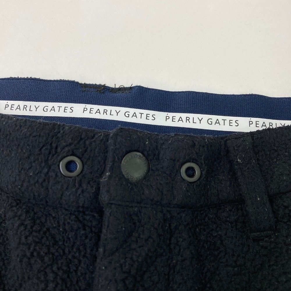 サイズ：4 PEARLY GATES パーリーゲイツ 中綿パンツ ブラック系