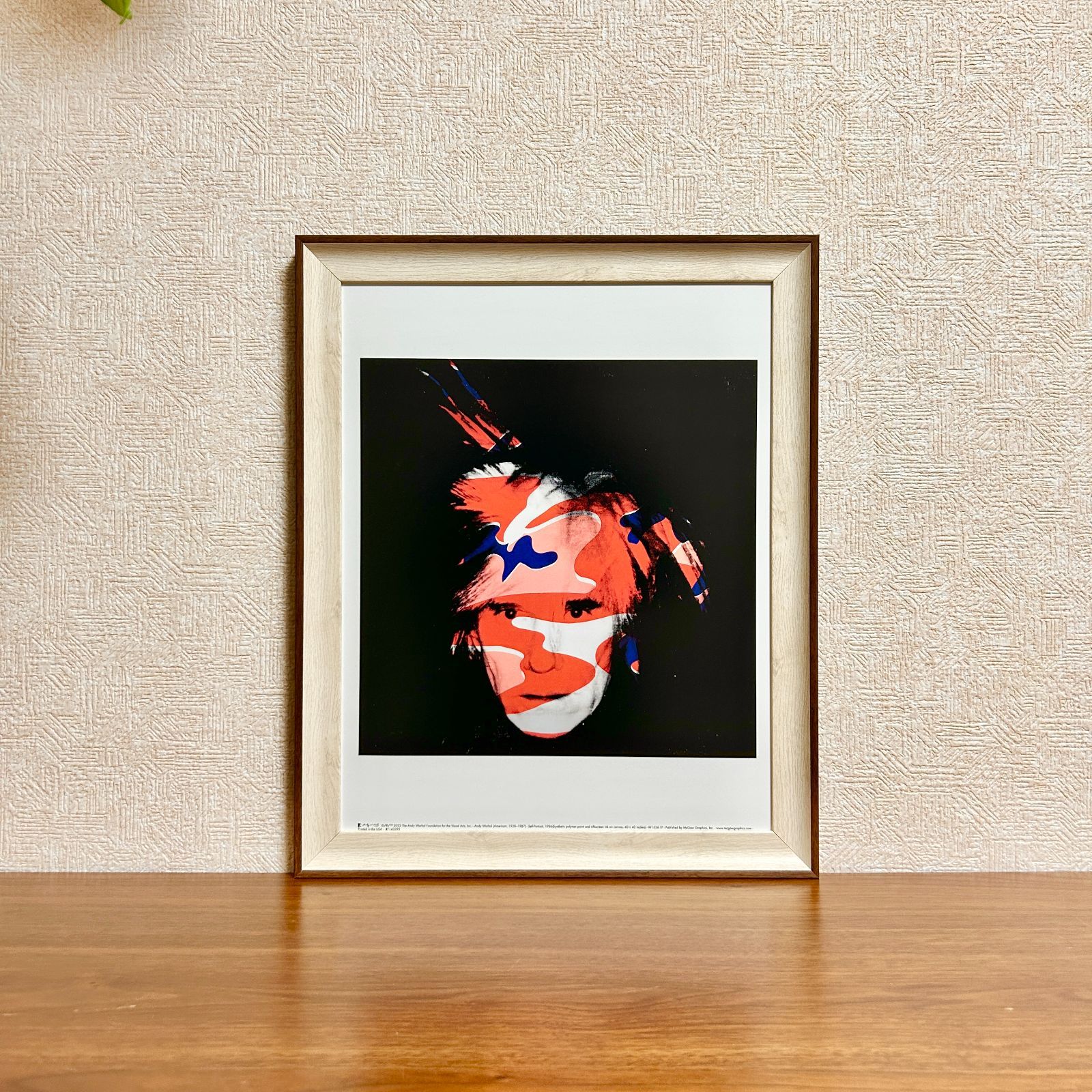 新品☆額縁付アートポスター(BRUCE MCGAW GRAPHICS)☆アンディ