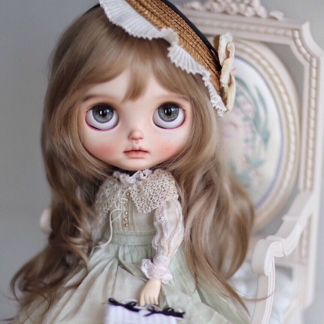 ブライスモヘアウィッグ 海外作家様 ブライスウィッグ Blythe-