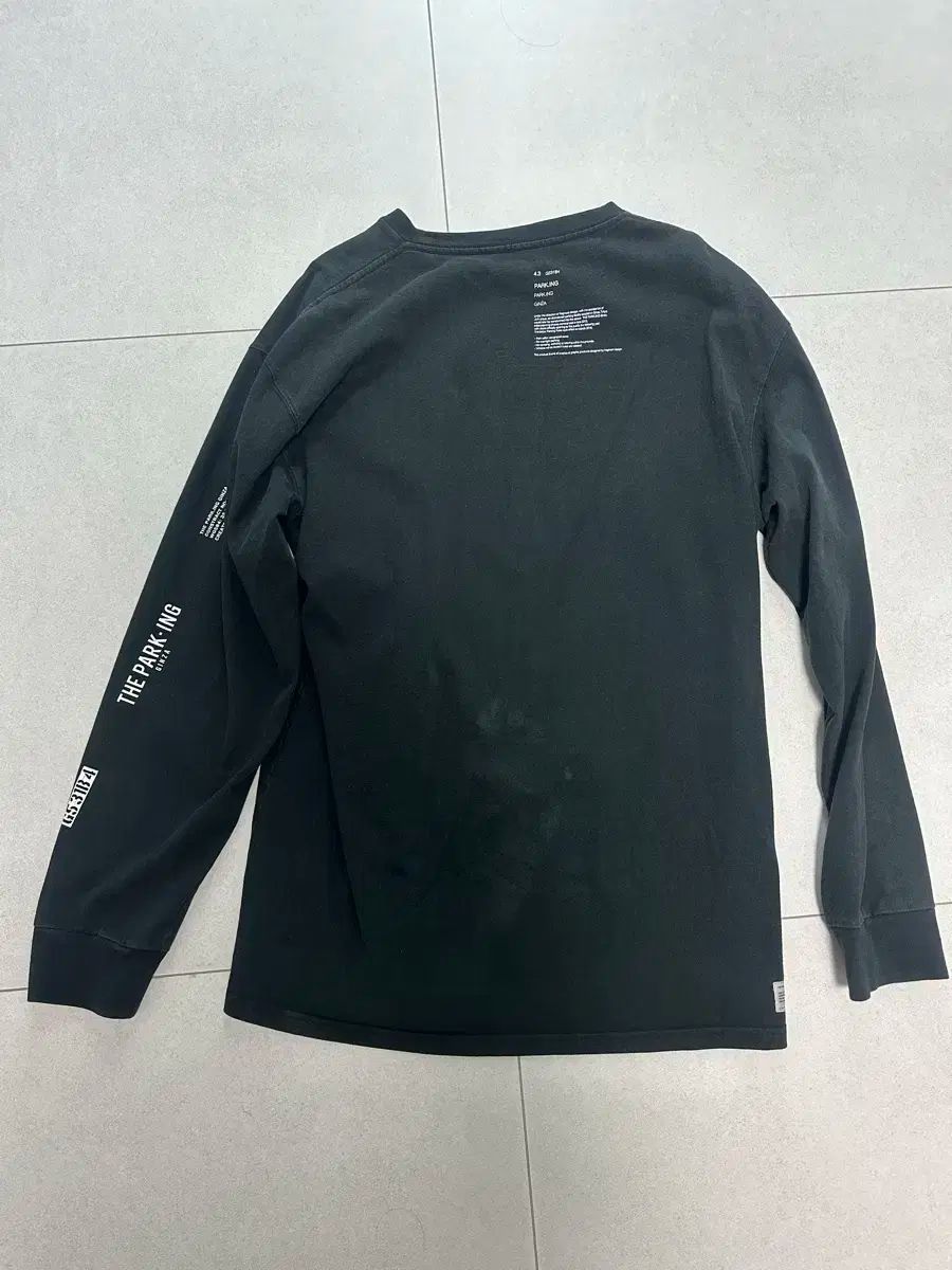 THE PARK-ING 銀座 ブラック 長袖Tシャツ ザ パーキング銀座 Tシャツ XL