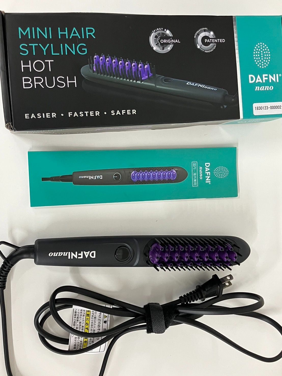 ヘアアイロン dafni nano mini hair styling hot brush ヘアアイロン dafni nano mini hair styling hot brush Amazon.com