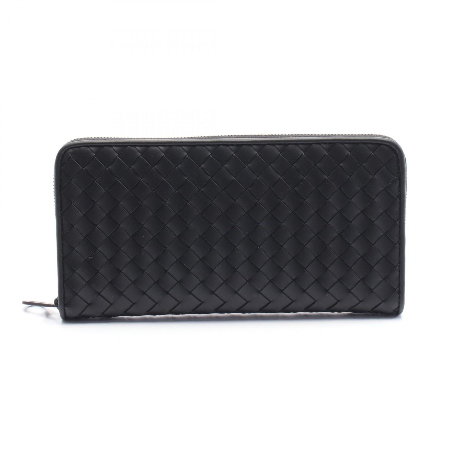 ボッテガヴェネタ BOTTEGA VENETA ラウンド長財布 イントレチャート 510643V46511000 ブラック レザー ラウンド長財布 ユニセックス