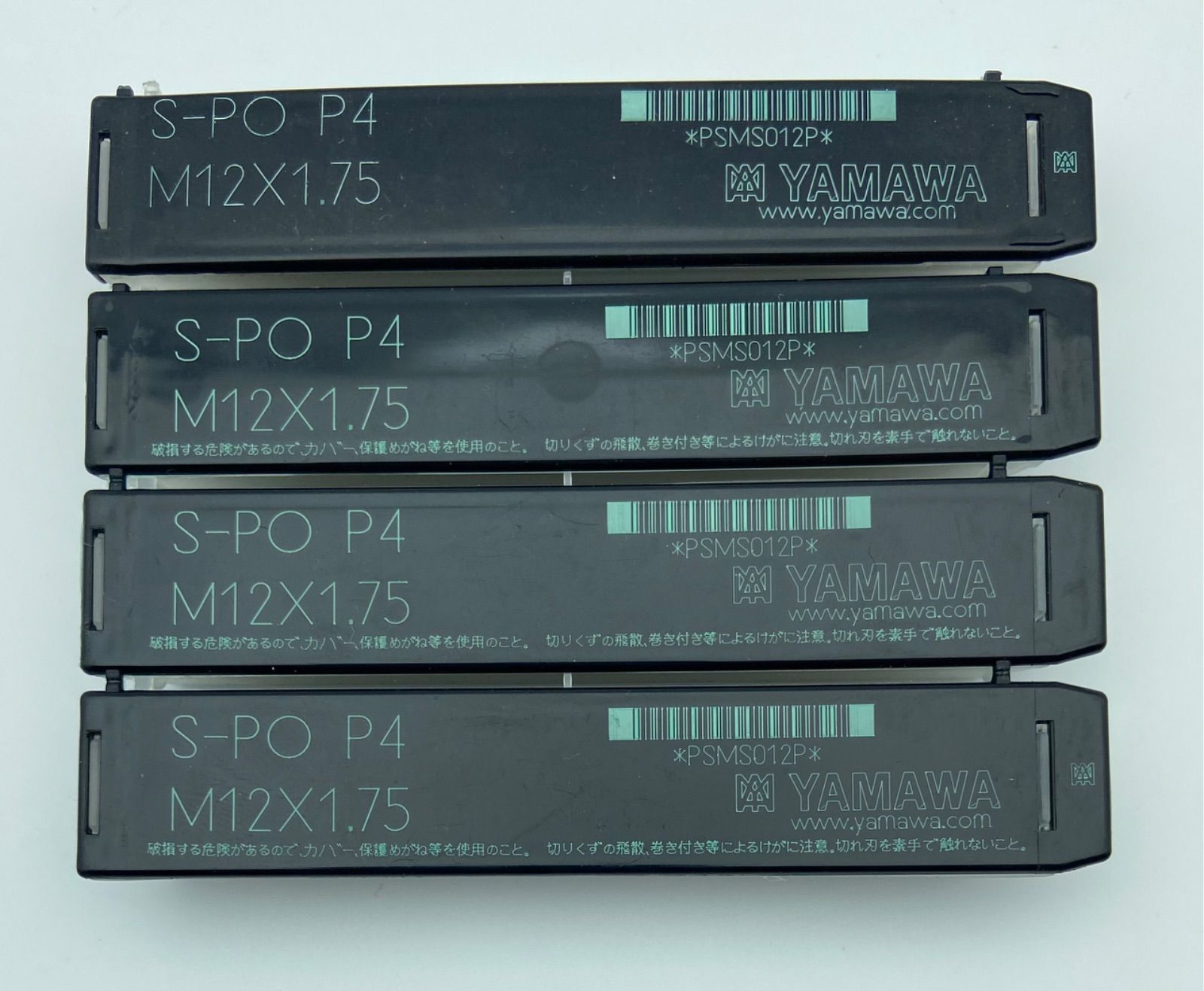 ヤマワYAMAWA タップ P-PO P4 M12×1.75 4本セット
