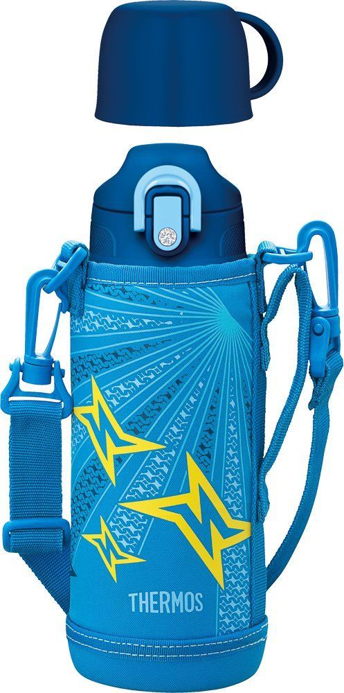 フローのある Color ブルー サーモス 真空断熱 2WAYボトル 830ml|800ml ブルーイエロー FHO-800WF BLY